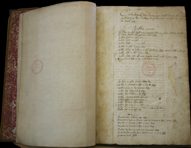 Catalogue des livres qui sont dans la bibliothèque de Grandselve, vérifié le 10 mars 1702. {JPEG}